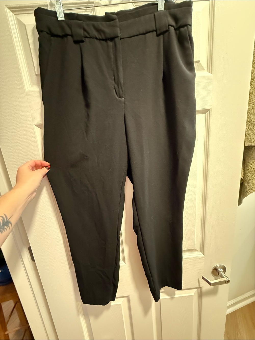 Express Tailored paperbag waist  Ankle Pants
